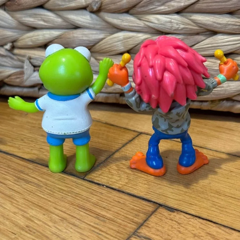 Sesame Street Muppets Figures‎ Oscar Cookie Monster Kermit Animal Toy Set Retro